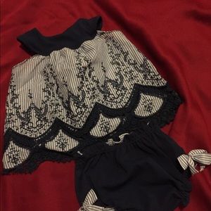 Welcome home baby girl set